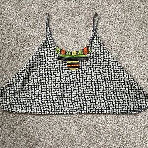 One of a kind. Hand made in the USA. Brand:Mamie Ruth. Crop top. Size:Small